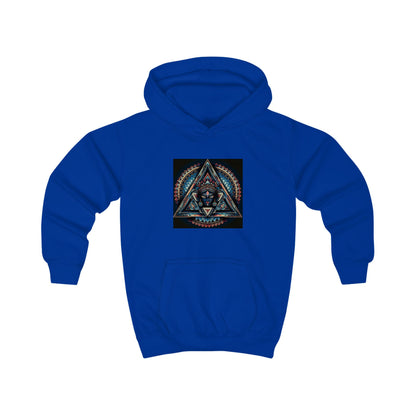 Kids Hoodie with Colorful Symbolic Design, Cozy Pullover for Boys & Girls, Perfect Birthday Gift, Everyday Wear, Unique Artwork