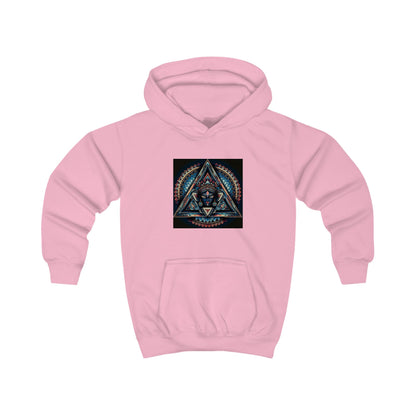 Kids Hoodie with Colorful Symbolic Design, Cozy Pullover for Boys & Girls, Perfect Birthday Gift, Everyday Wear, Unique Artwork