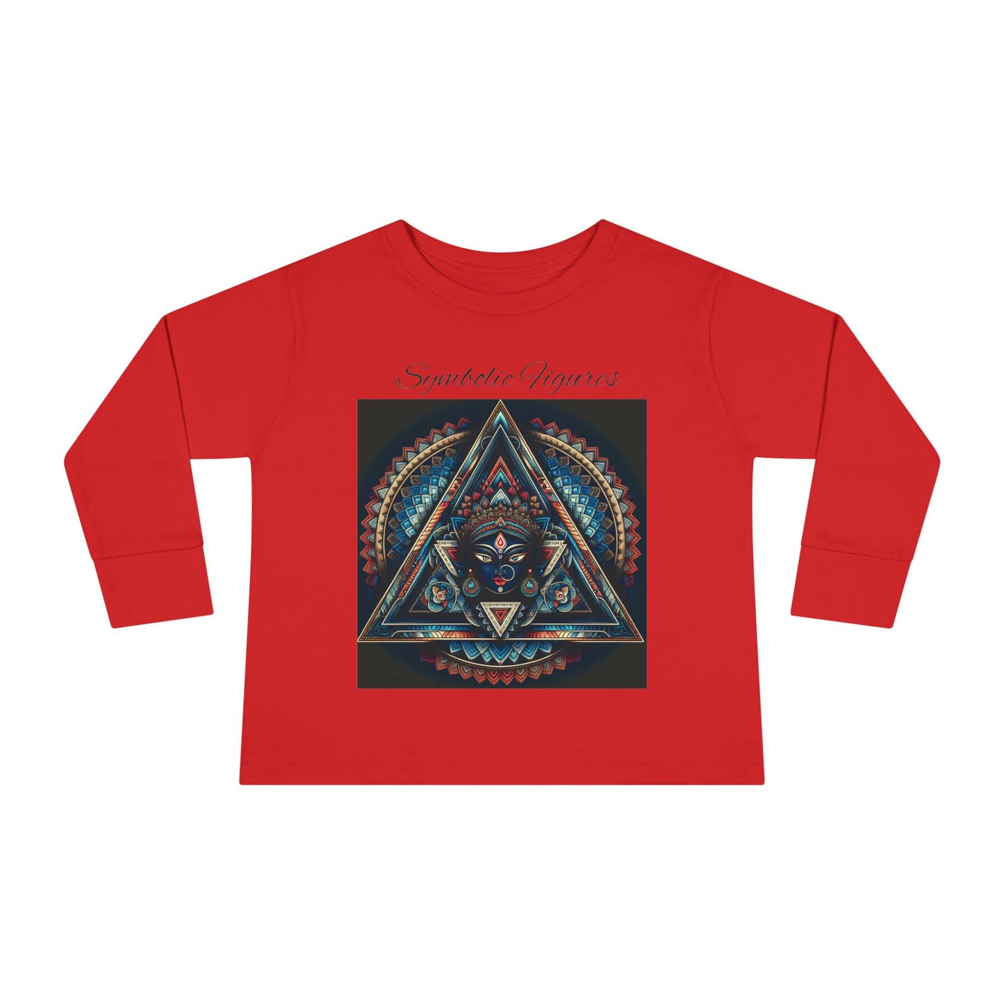 Colorful Toddler Long Sleeve Tee with Abstract Design, Perfect for Playdates, Birthdays, Everyday Wear, Gift for Kids, Cozy and Stylish