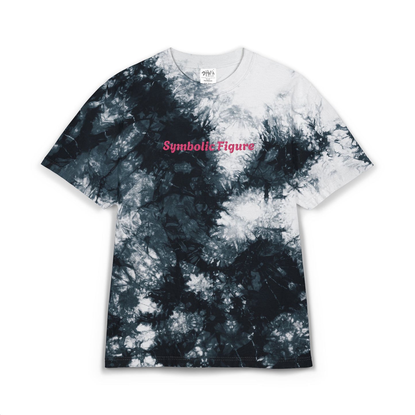 Oversized Tie-Dye T-Shirt with Embroidered 'Symbolic Figure', Casual Wear, Summer Style, Gift for Friends, Festival Fashion, Unique [...]