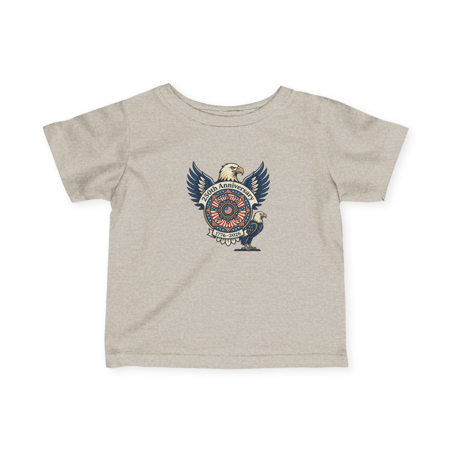 Infant T-Shirt — Vintage Eagle Seal "Freedom Always" Baby Tee