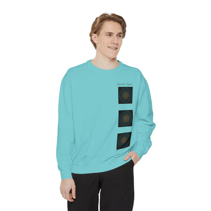 Boho Art Sweatshirt - Unisex Garment-Dyed, Comfortable, Perfect for Cozy Days, Gift for Friends, Casual Wear, Art Lover's Essential