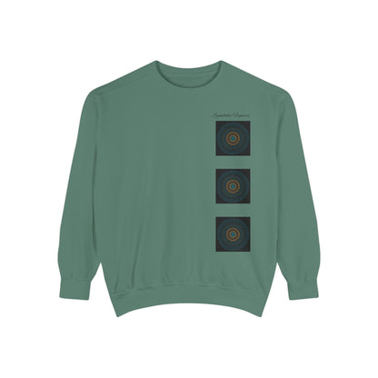 Boho Art Sweatshirt - Unisex Garment-Dyed, Comfortable, Perfect for Cozy Days, Gift for Friends, Casual Wear, Art Lover's Essential