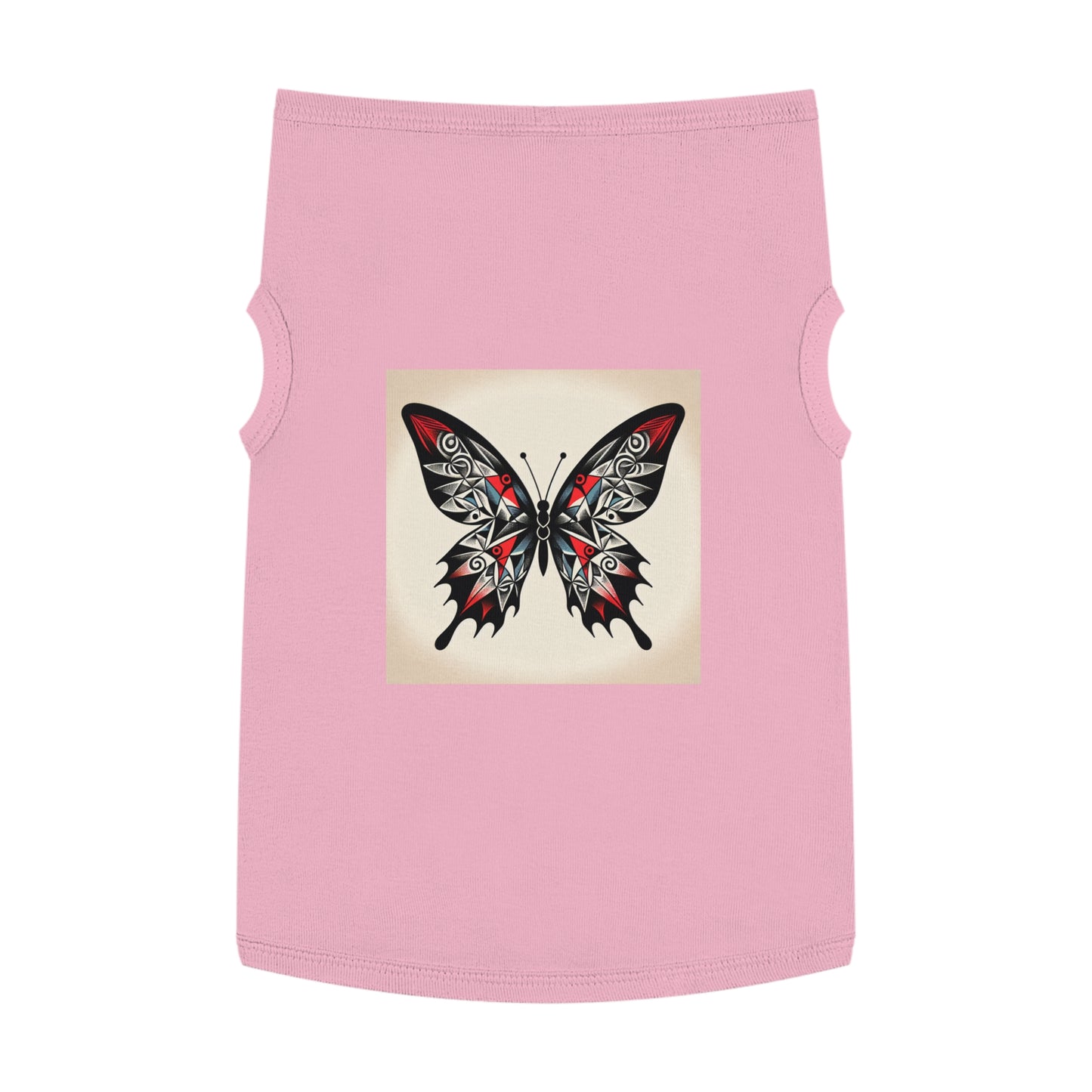 Butterfly Pet Tank Top, Summer Pet Apparel, Cute Dog Shirt, Stylish Cat Tank, Pet Gift for Warm Days, Pet Fashion