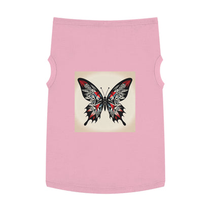 Butterfly Pet Tank Top, Summer Pet Apparel, Cute Dog Shirt, Stylish Cat Tank, Pet Gift for Warm Days, Pet Fashion