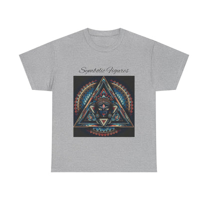 Symbiotic Figures Graphic Tee, Unisex Cotton T-Shirt, Psychedelic Art Shirt, Bohemian Style Tee, Mindful Wear, Festival Clothing