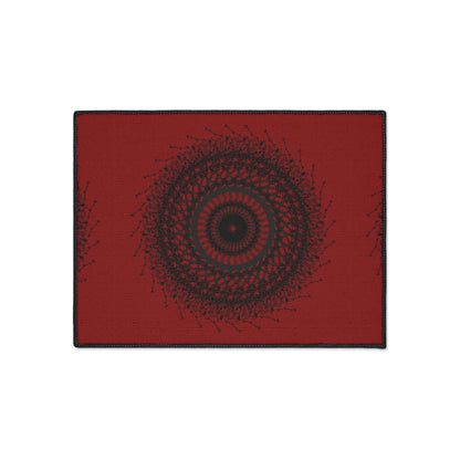 Stylish Heavy Duty Floor Mat with Mandala Design - Durable Home Decor