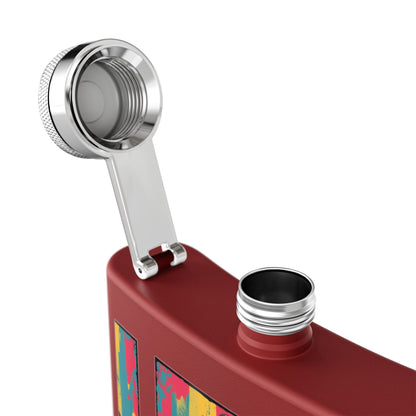 Colorful Yoga Stainless Steel Flask - Perfect for Meditation, Travel, Gifts, Outdoor Adventures, or Celebrations