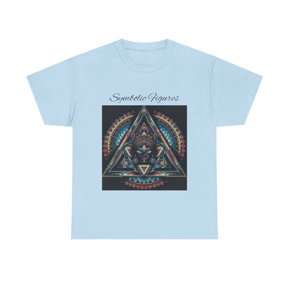 Symbiotic Figures Graphic Tee, Unisex Cotton T-Shirt, Psychedelic Art Shirt, Bohemian Style Tee, Mindful Wear, Festival Clothing