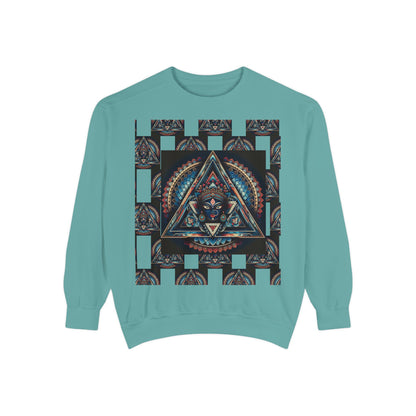 Bohemian Graphic Sweatshirt - Unisex Cozy Fashion, Perfect Gift for Yoga Lovers, Art Enthusiasts, Casual Wear, Festival Apparel