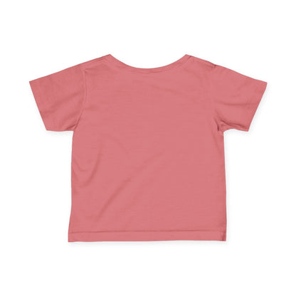 Infant Fine Jersey Tee with Geometric Design, Cute Baby T-Shirt, Unique Baby Gift, Toddler Fashion, Kids' Graphic Tee, Stylish Infant Wear