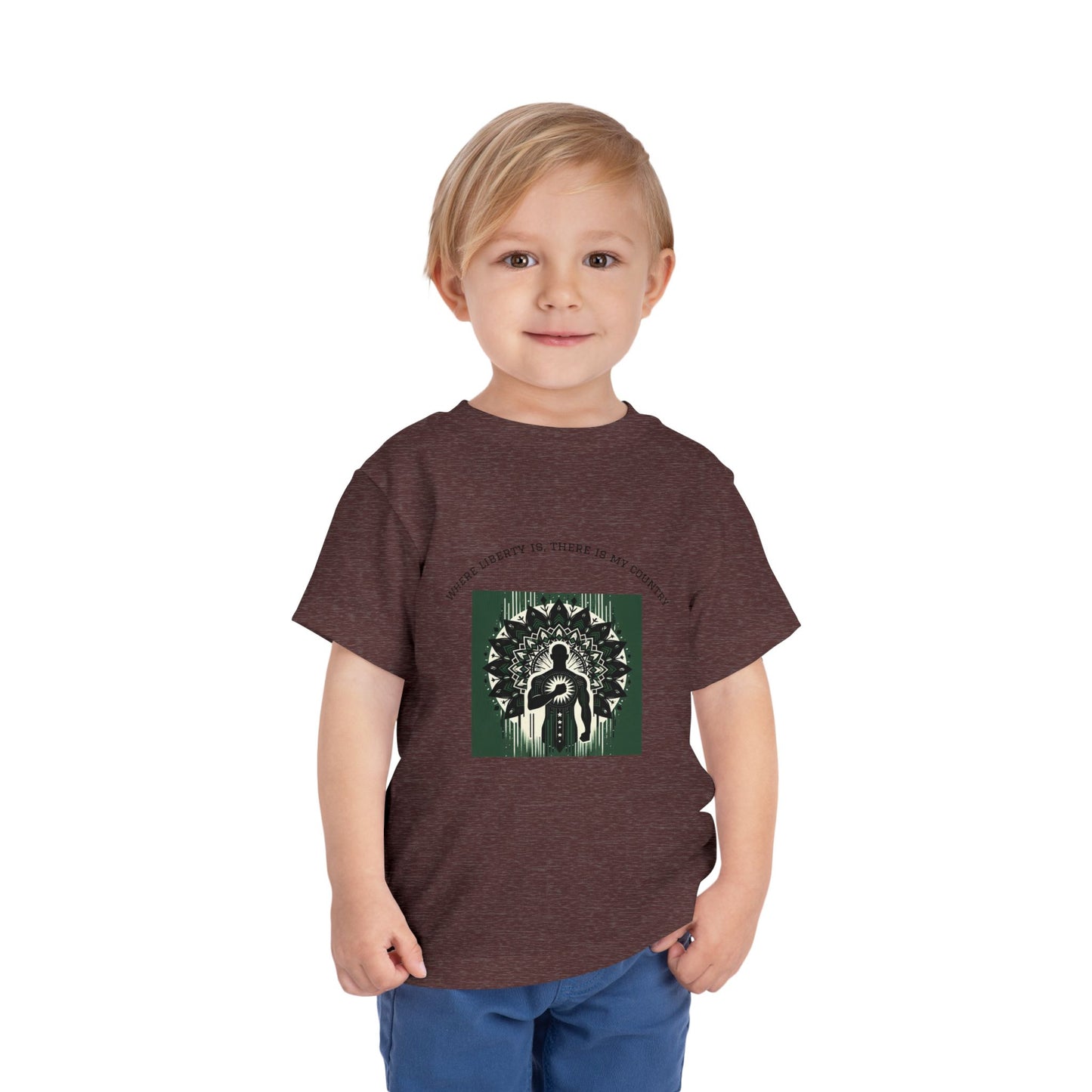 Patriotic Toddler Tee, Cute Kids Patriotic Shirt, Fun 4th of July Gift, Toddler Independence Day Shirt, Citizenship Tee