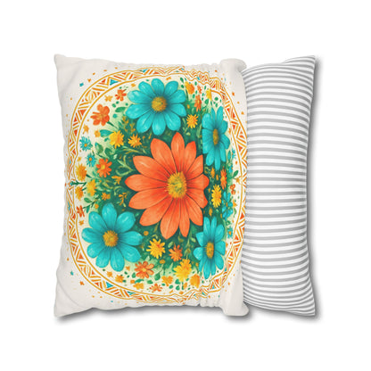 Bohemian Mandala Pillowcase, Home Decor for Meditation, Yoga Gift, Couch Accessory, Cozy Atmosphere, Zen Living Room