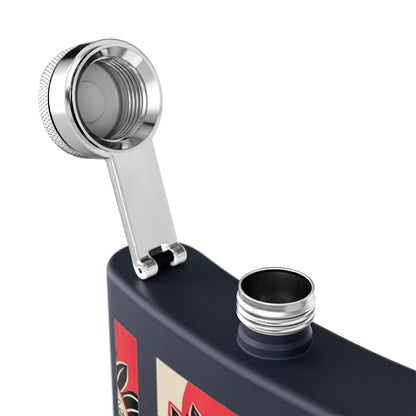 Colorful Yoga Stainless Steel Flask - Perfect for Meditation, Travel, Gifts, Outdoor Adventures, or Celebrations
