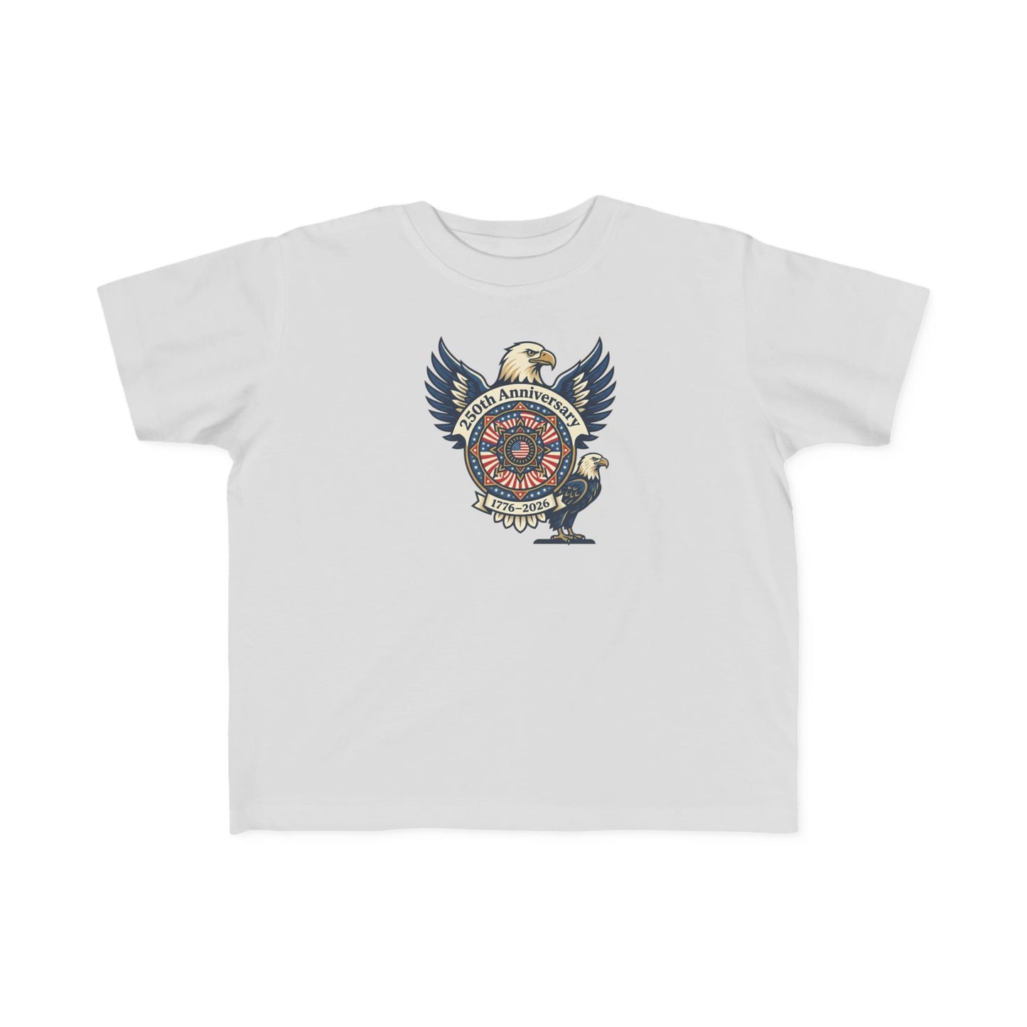 Toddler T‑Shirt – Vintage Eagle Emblem “American Pride” Kids Tee