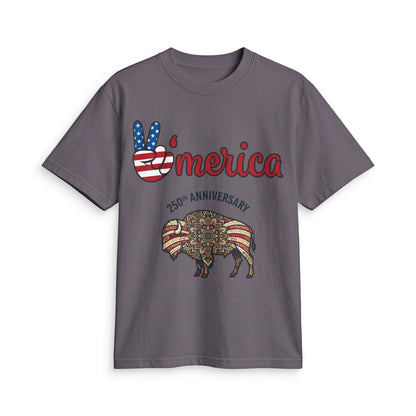 America 250th Anniversary Bison T-Shirt – Patriotic USA Celebration Tee