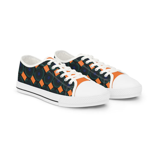 Stylish Low Top Sneakers with Unique Design, Trendy Footwear, Casual Sneakers, Graphic Sneakers, Gift for Him