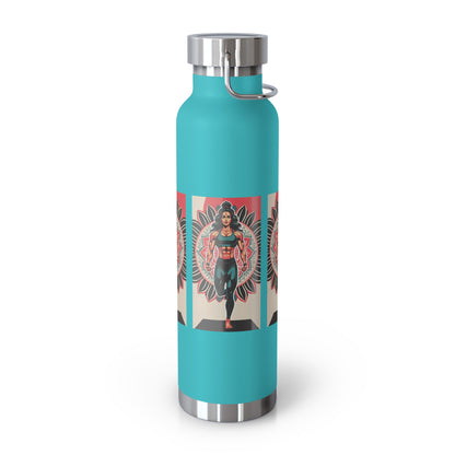 Colorful Insulated Water Bottle - 22oz - Perfect for Fitness, Travel, Hydration, Gifts & Eco-Conscious Living