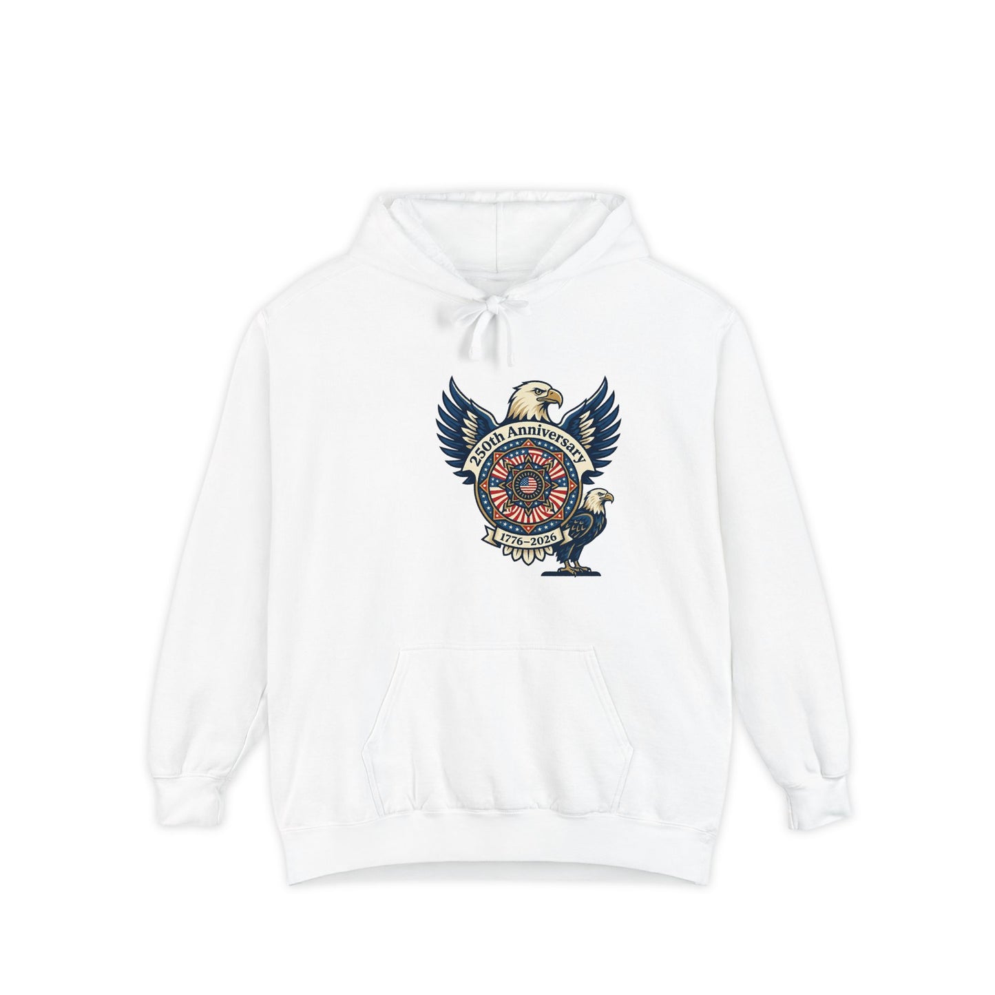 Eagle Vintage Emblem Hoodie — Americana Graphic Pullover