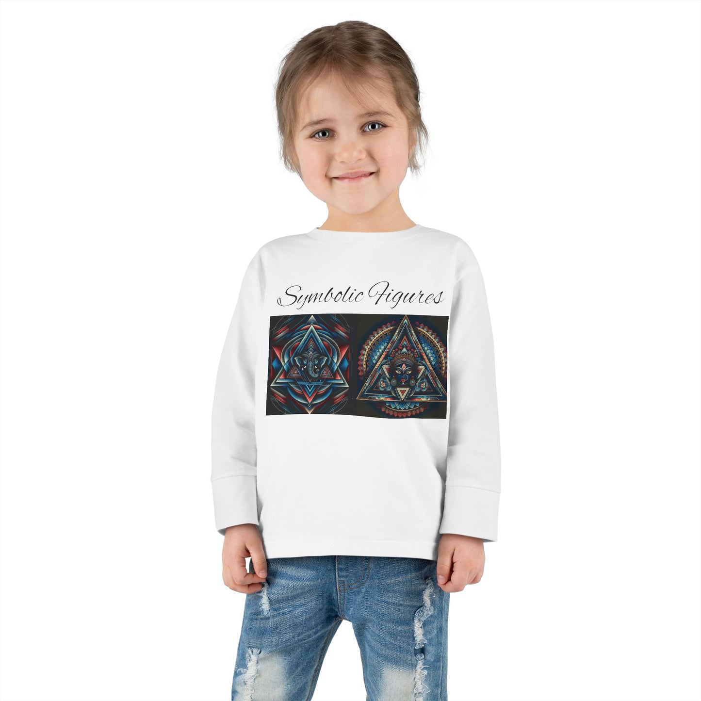 Toddler Long Sleeve Tee, Colorful Graphic Tee, Kids Playwear, Toddler Gift, Birthday Shirt, Baby Shower Gift