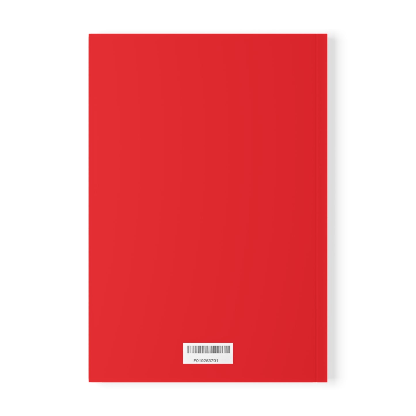 Christmas Tree Doodle A5 Notebook — Red Softcover Holiday Journal