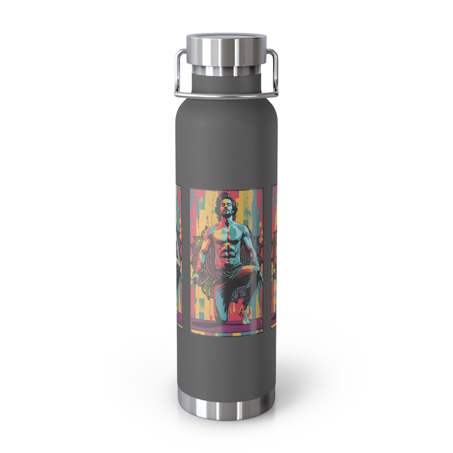 Colorful Insulated Water Bottle - 22oz - Perfect for Fitness, Travel, Hydration, Gifts & Eco-Conscious Living