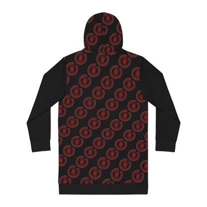Symbolic Figures Women's Hoodie Dress - Cozy, Stylish, Perfect for Casual Days, Gifts, Festivals, and Lounging