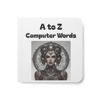 A–Z Cyber Mandala Board Book — Alphabet of Computer & Tech Words