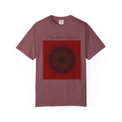 Symbolic Figures Unisex Garment-Dyed T-Shirt - Bohemian Style for Art Lovers