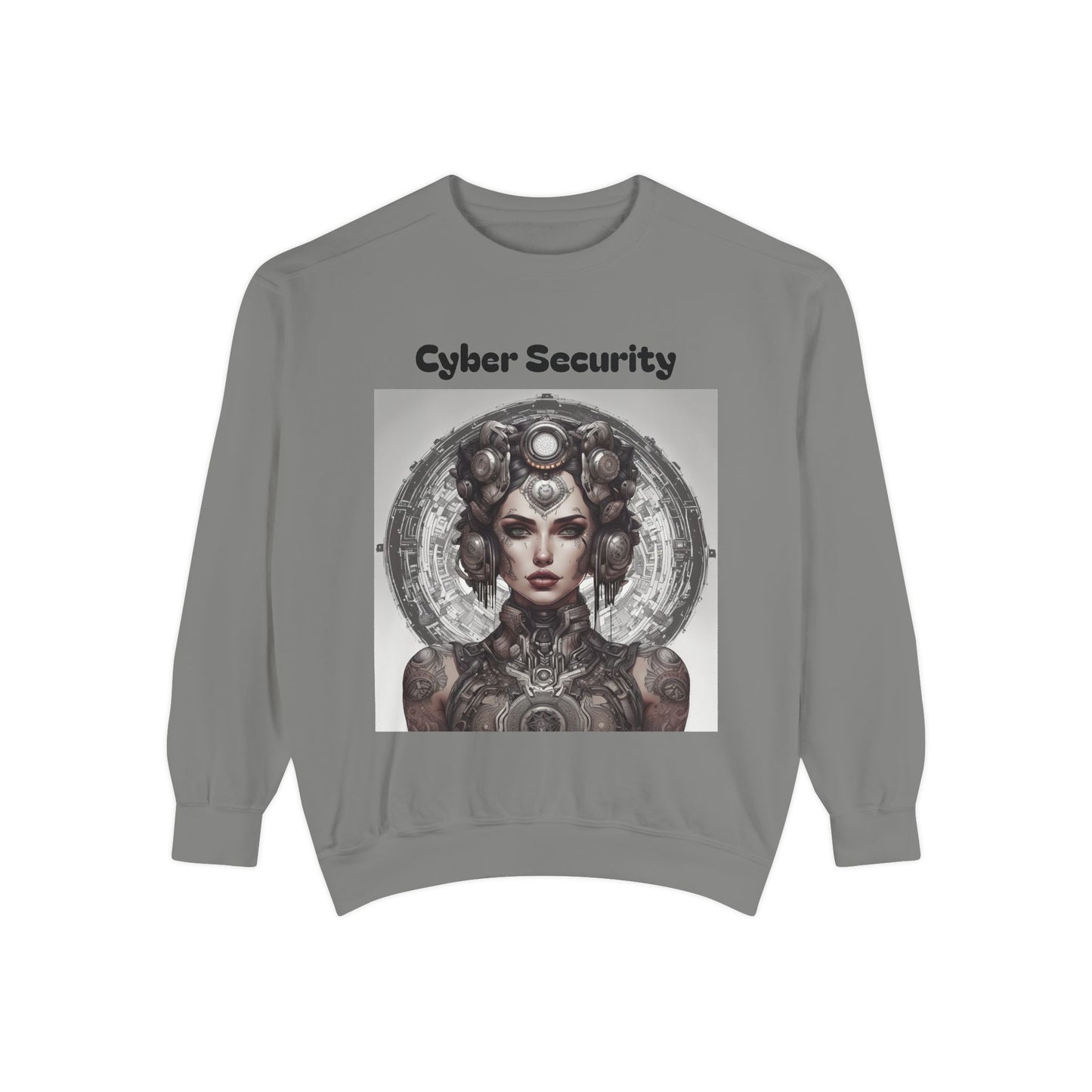 Cybersecurity Mandala Sweatshirt — Cyber Security Mandala Inspired Design