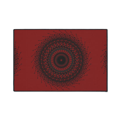 Stylish Heavy Duty Floor Mat with Mandala Design - Durable Home Decor