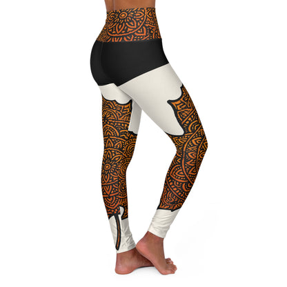 High Waisted Yoga Leggings (AOP)