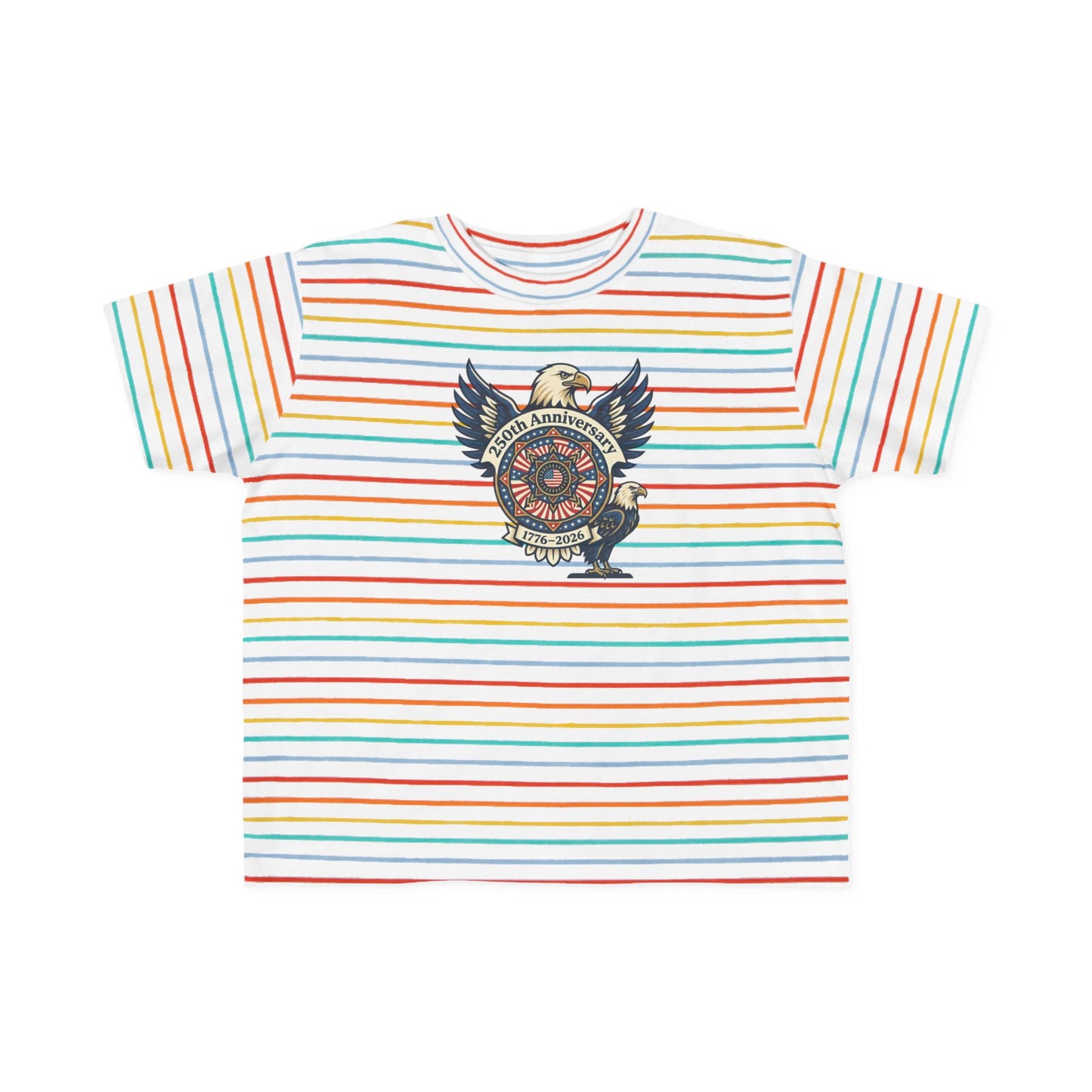 Toddler T‑Shirt – Vintage Eagle Emblem “American Pride” Kids Tee