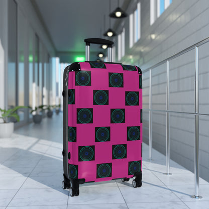 Vibrant Travel Suitcase, Unique Pattern Carry-On, Stylish Luggage for Travelers, Travel Accessories, Gift for Adventurers