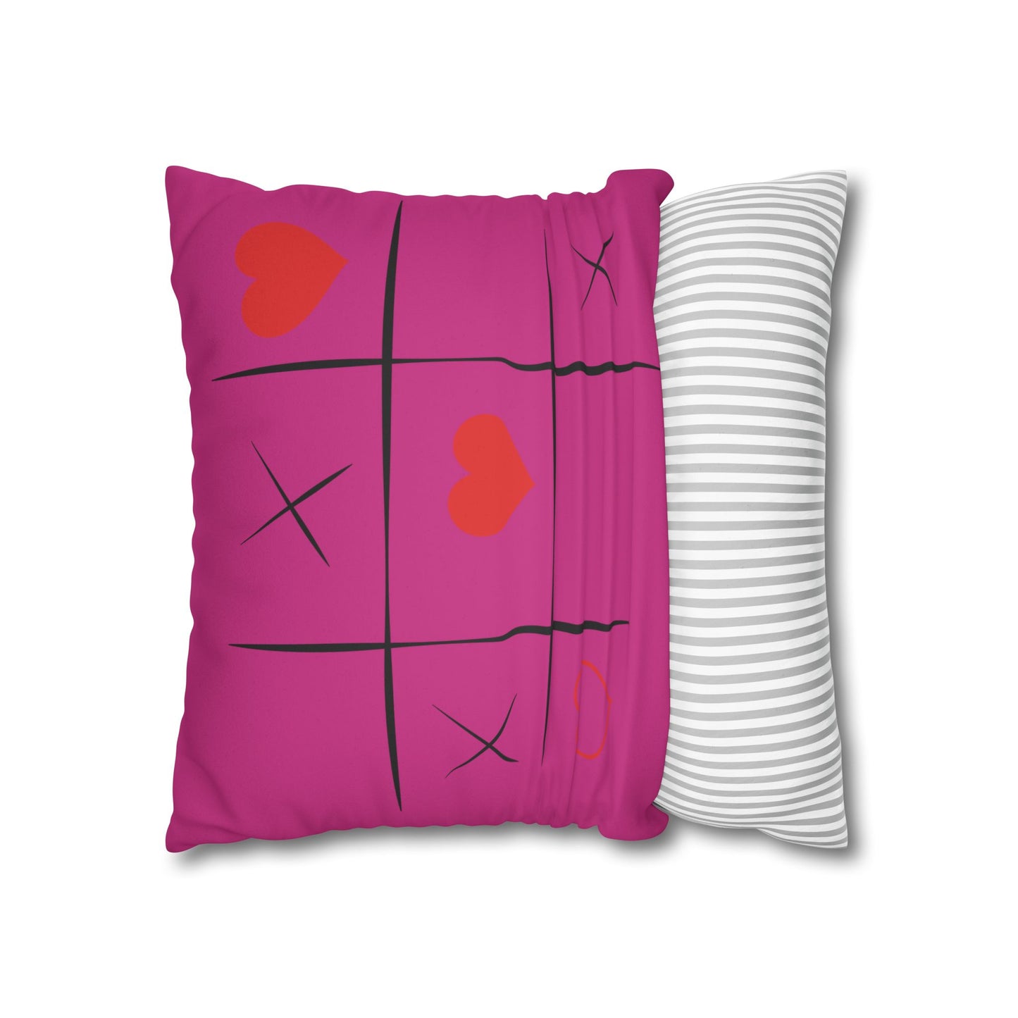 Wild Hearts Don't Break Faux Suede Pillowcase – Boho Decor for Heartfelt Spaces