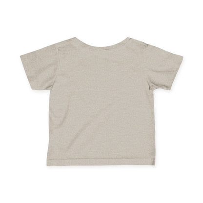 Infant Fine Jersey Tee with Geometric Design, Cute Baby T-Shirt, Unique Baby Gift, Toddler Fashion, Kids' Graphic Tee, Stylish Infant Wear