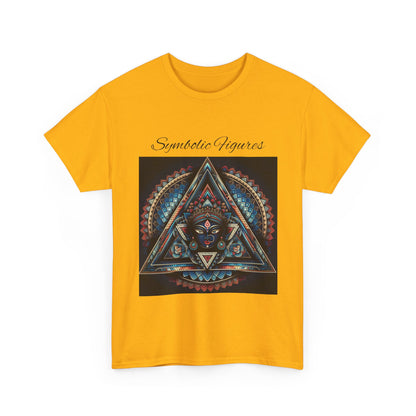 Symbiotic Figures Graphic Tee, Unisex Cotton T-Shirt, Psychedelic Art Shirt, Bohemian Style Tee, Mindful Wear, Festival Clothing