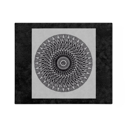 Cozy Mandala Velveteen Microfiber Blanket - Perfect for Home Decor & Gifting