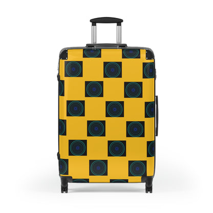 Vibrant Travel Suitcase, Unique Pattern Carry-On, Stylish Luggage for Travelers, Travel Accessories, Gift for Adventurers