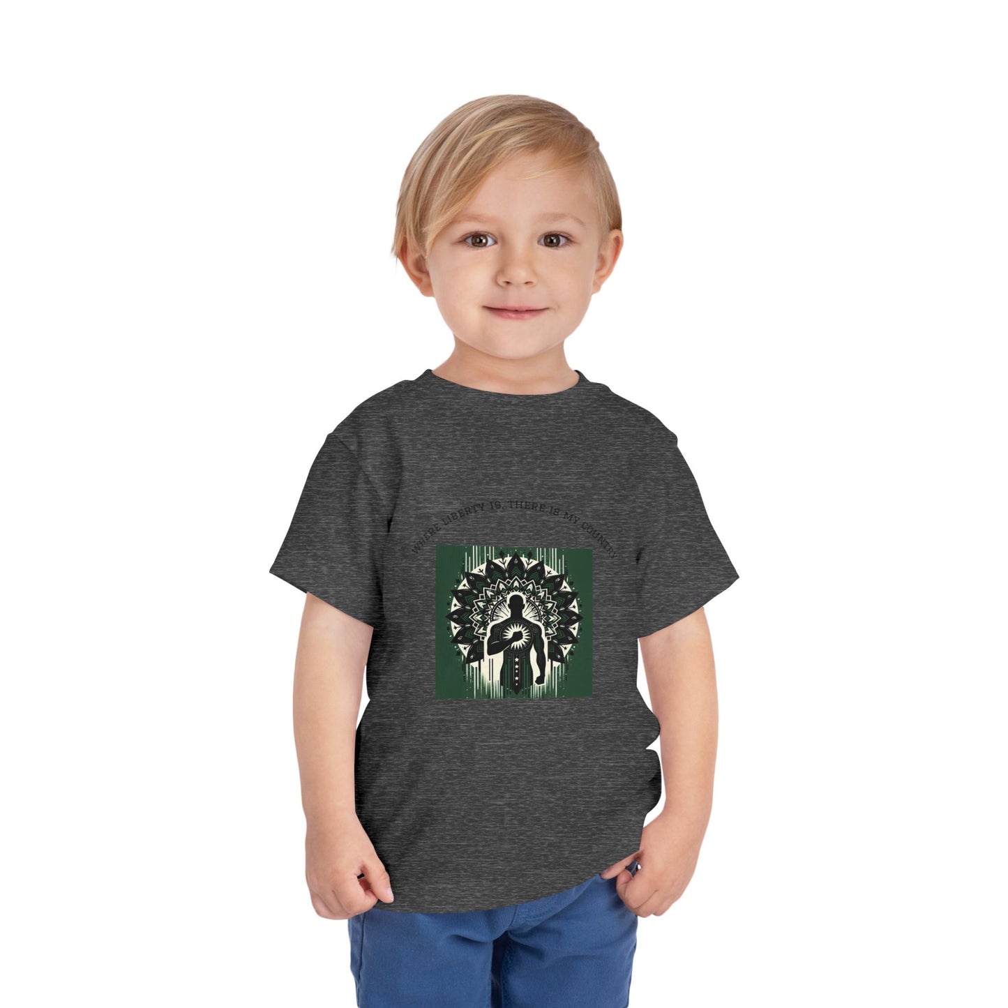 Patriotic Toddler Tee, Cute Kids Patriotic Shirt, Fun 4th of July Gift, Toddler Independence Day Shirt, Citizenship Tee