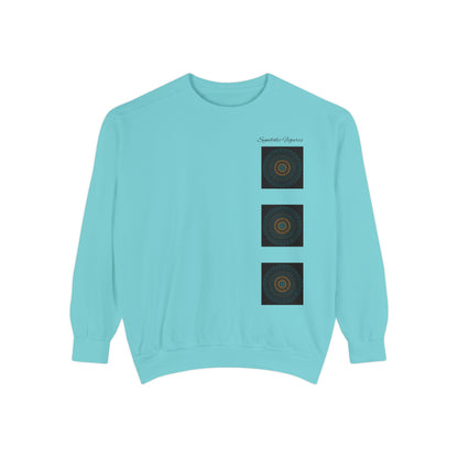 Boho Art Sweatshirt - Unisex Garment-Dyed, Comfortable, Perfect for Cozy Days, Gift for Friends, Casual Wear, Art Lover's Essential