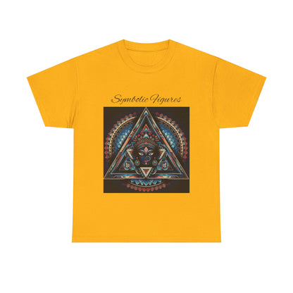 Symbiotic Figures Graphic Tee, Unisex Cotton T-Shirt, Psychedelic Art Shirt, Bohemian Style Tee, Mindful Wear, Festival Clothing