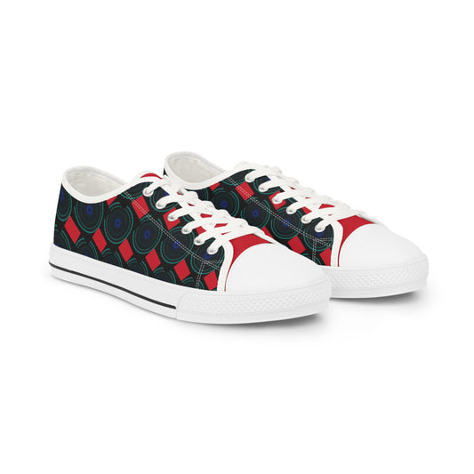 Stylish Low Top Sneakers with Unique Design, Trendy Footwear, Casual Sneakers, Graphic Sneakers, Gift for Him
