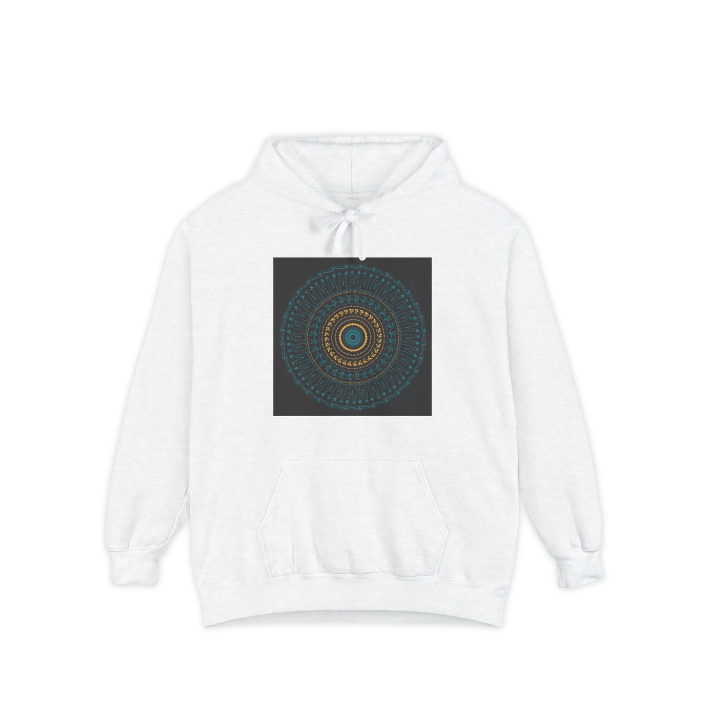 Cosy Unisex Garment-Dyed Hoodie with Unique Red Design | Ideal for Casual Wear, Gift Ideas, Men & Women, Cozy Layering, Fall Fashion