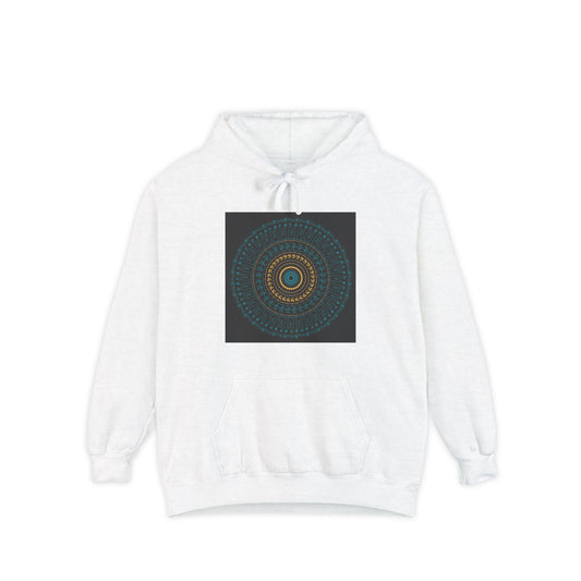 Cosy Unisex Garment-Dyed Hoodie with Unique Red Design | Ideal for Casual Wear, Gift Ideas, Men & Women, Cozy Layering, Fall Fashion