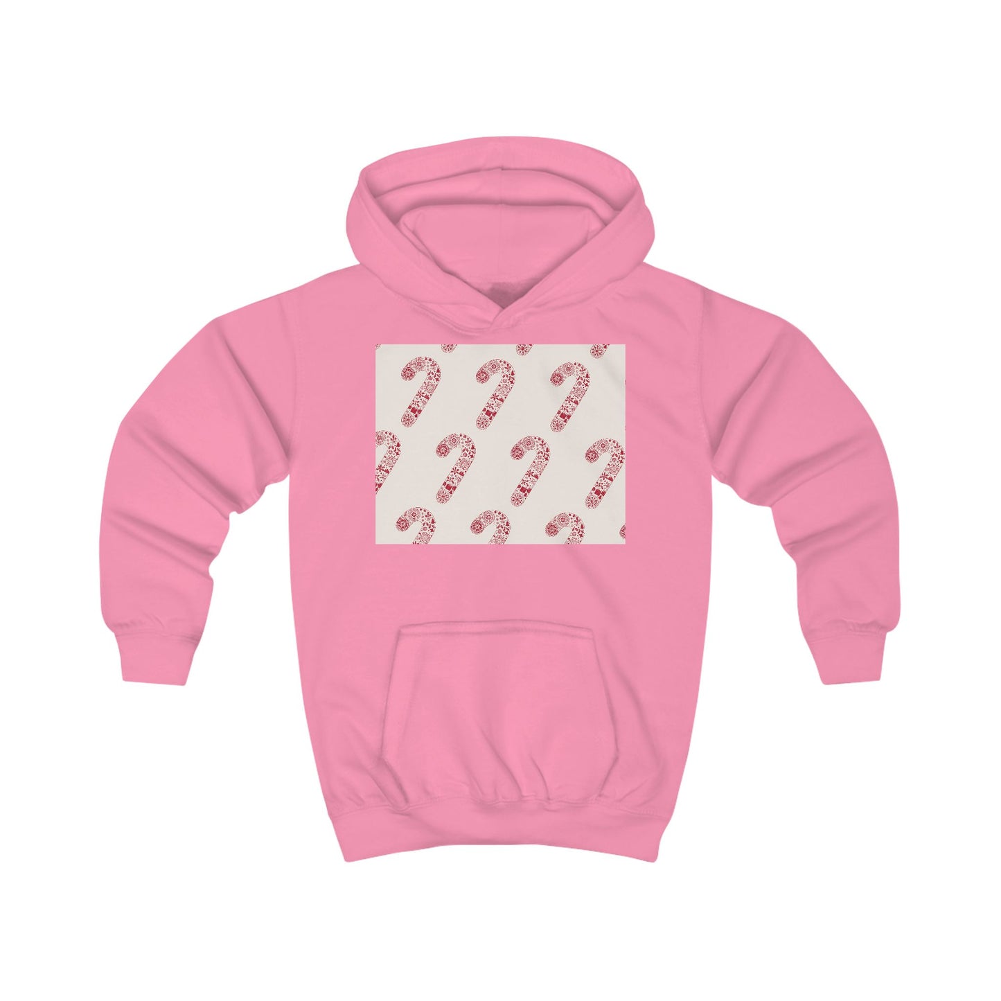 Candy Cane Kids Hoodie, Holiday Sweater for Christmas, Kids Pullover, Gift for Boys and Girls, Winter Wear