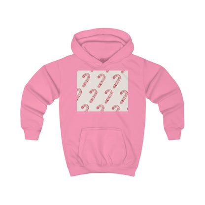 Candy Cane Kids Hoodie, Holiday Sweater for Christmas, Kids Pullover, Gift for Boys and Girls, Winter Wear