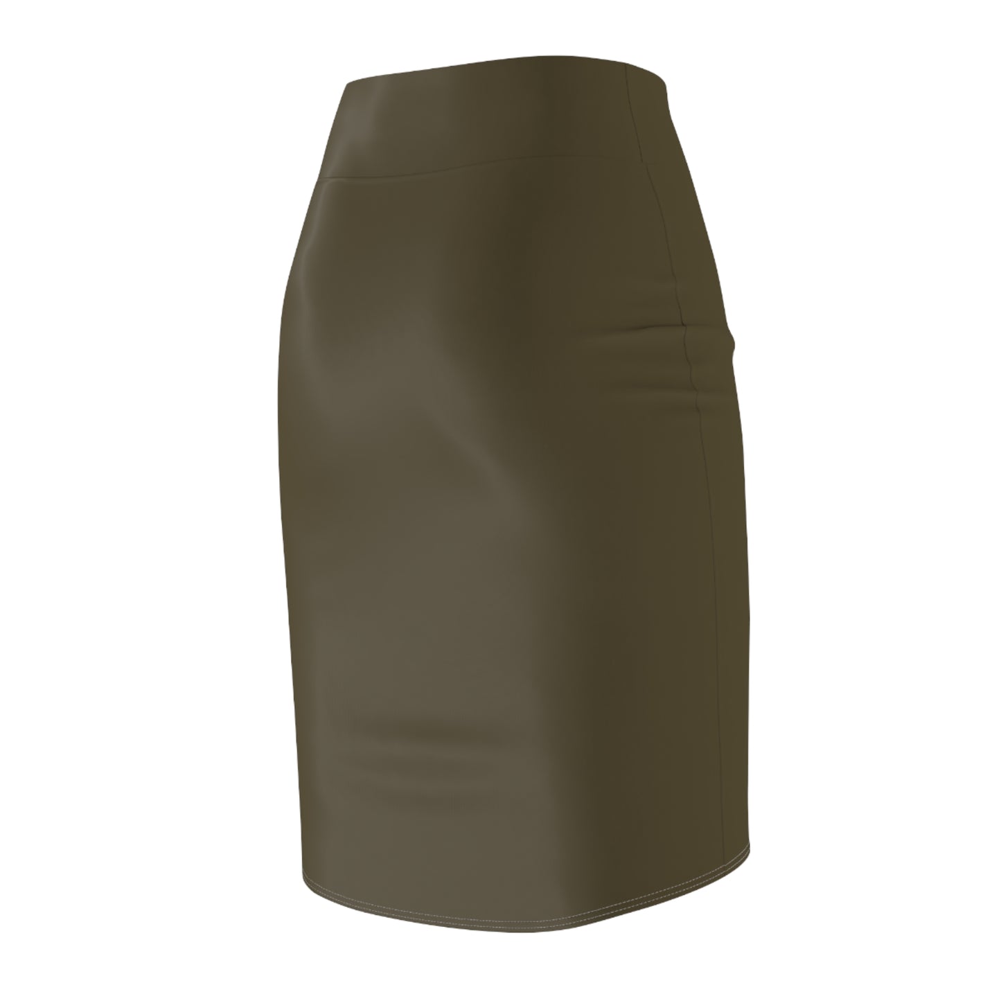 Patriotic Eagle Pencil Skirt — 'America' Graphic High-Waist Pencil Skirt