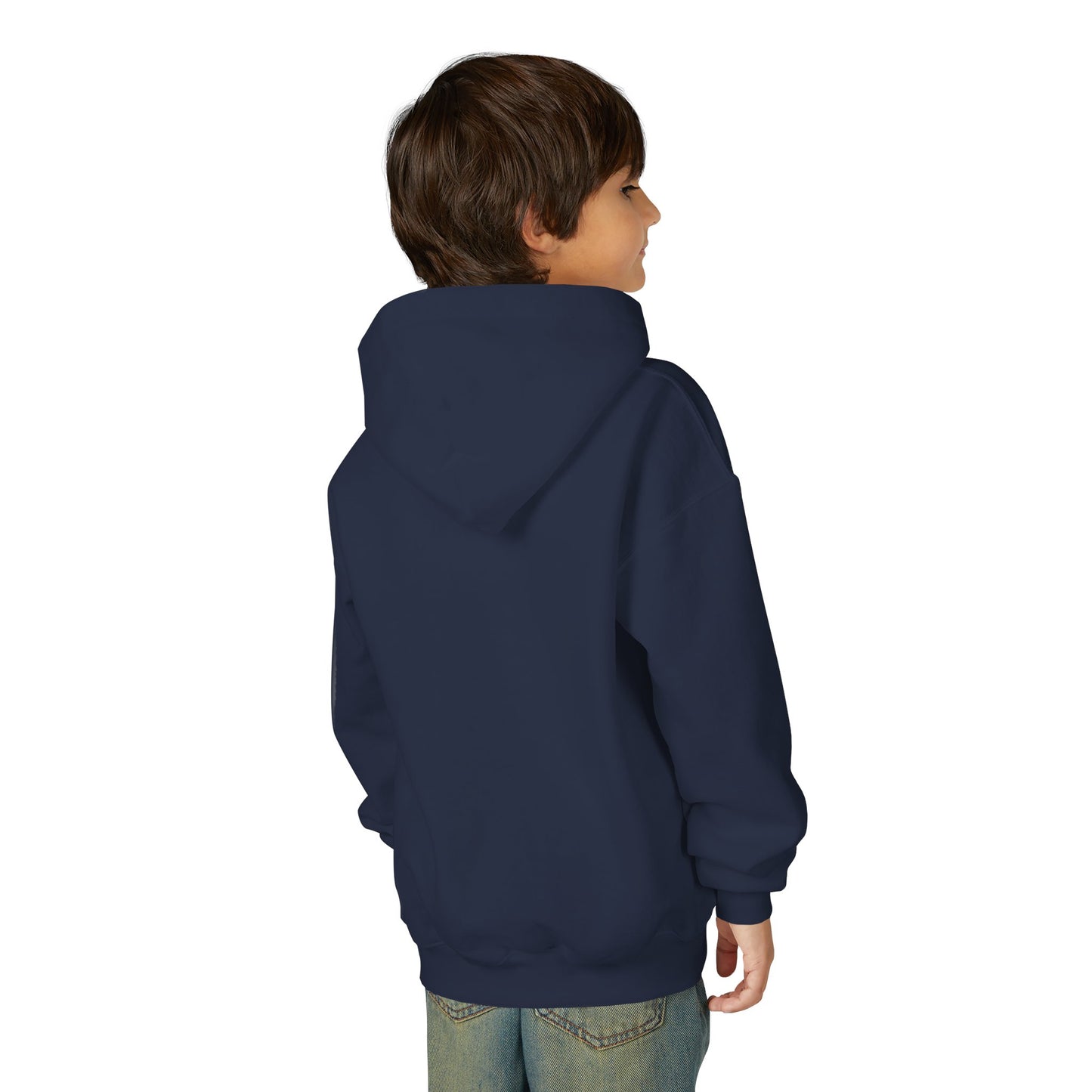 Youth Hooded Sweatshirt, Cozy Pullover for Kids, Ideal for Casual Wear, Perfect for Holidays, Gift for Birthdays, Comfortable Layering