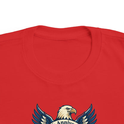 Toddler T‑Shirt – Vintage Eagle Emblem “American Pride” Kids Tee